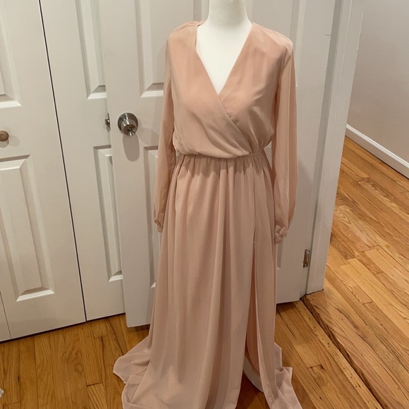 Lulus Blush Pink Maxi Dress - Picture 5 of 7
